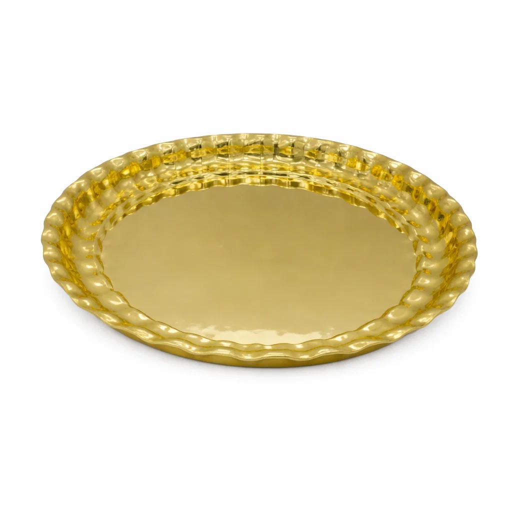 صينية استانلس ذهبي 50سم*40