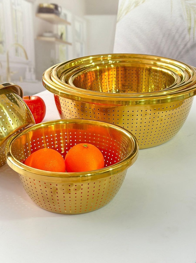 مصفاة استانلس ذهبي 32سم*60