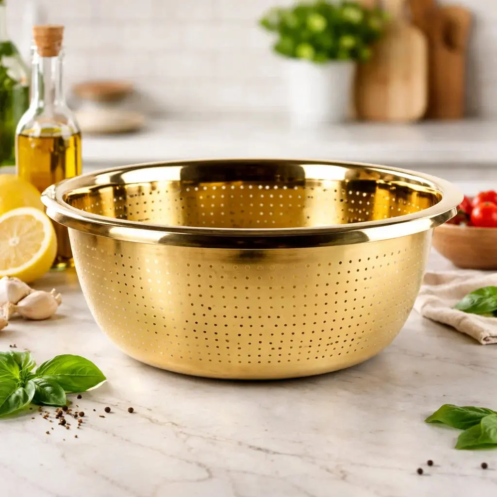 مصفاة استانلس ذهبي 32سم*60