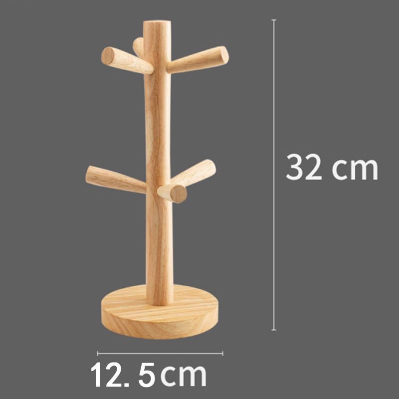 حامل مجات خشب مدور [عبوه 60]