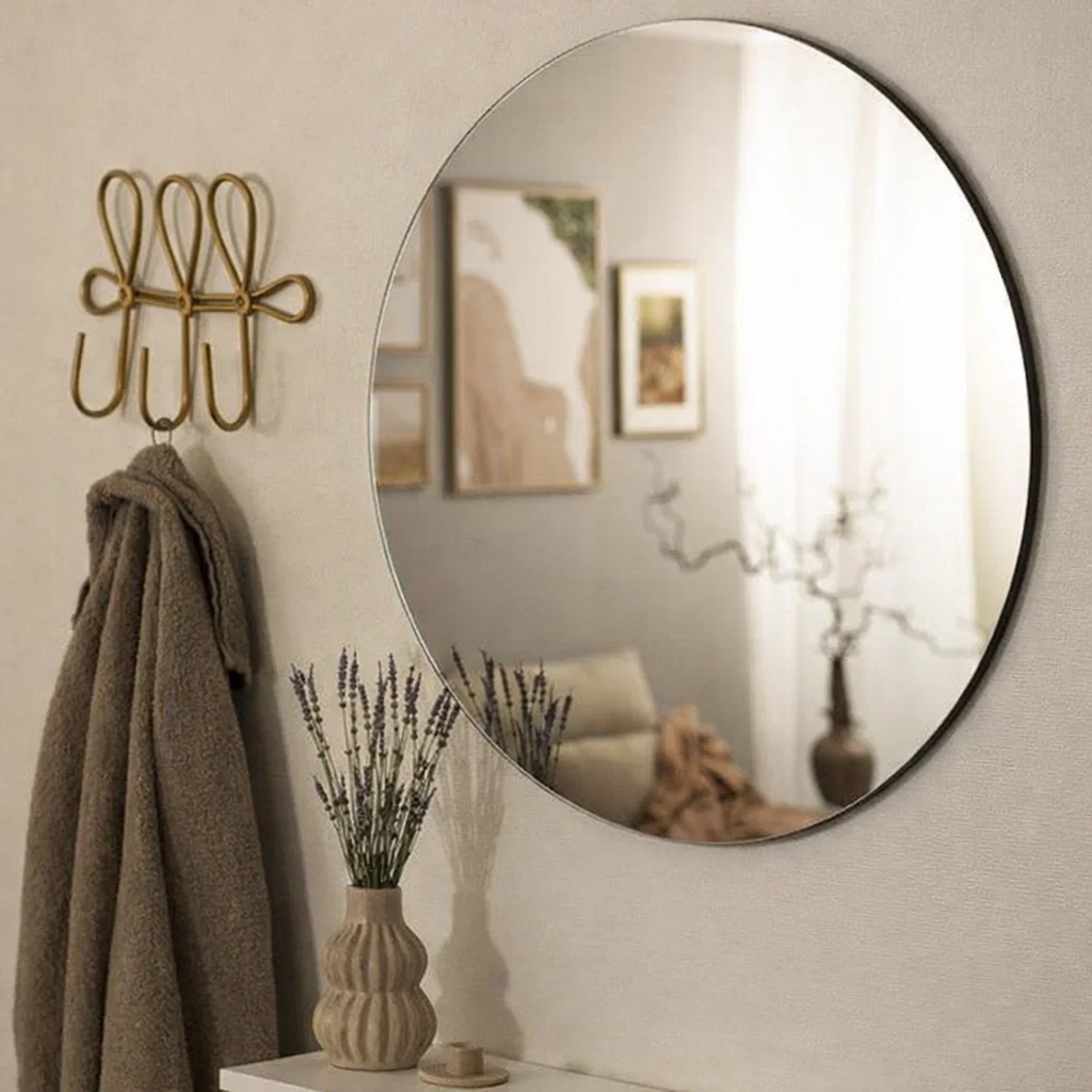 مرايه بدون إطار 50  سم مدور [عبوه 100]