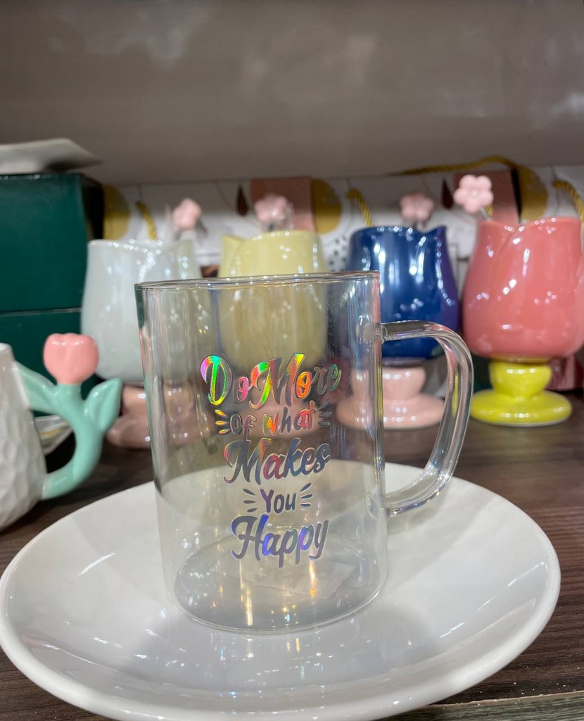 مج زجاج لامع [عبوه 120]