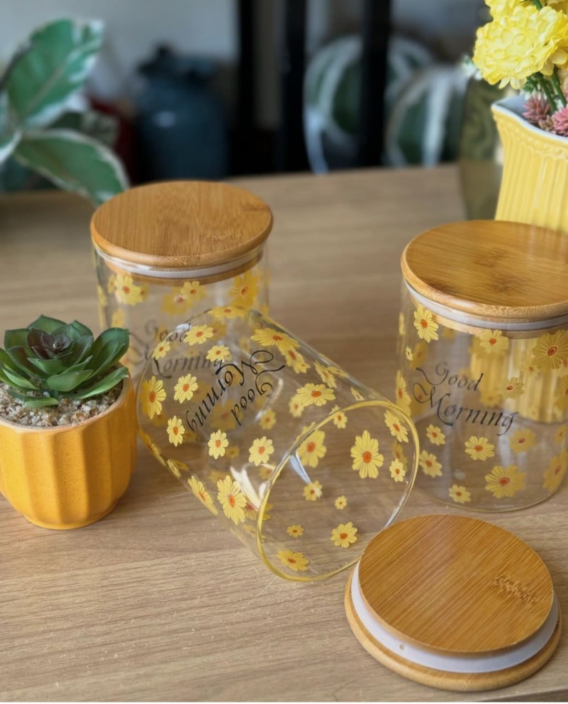 برطمان 3 زجاج مدور  1-1.2-1.5 لتر GM [ عبوة 16]