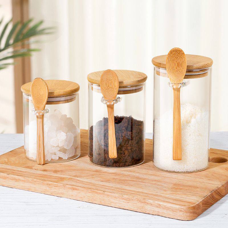 برطمان 3 زجاج مدور بالمعلقه  850-650-550 مللي فاميه  [ عبوة 16]