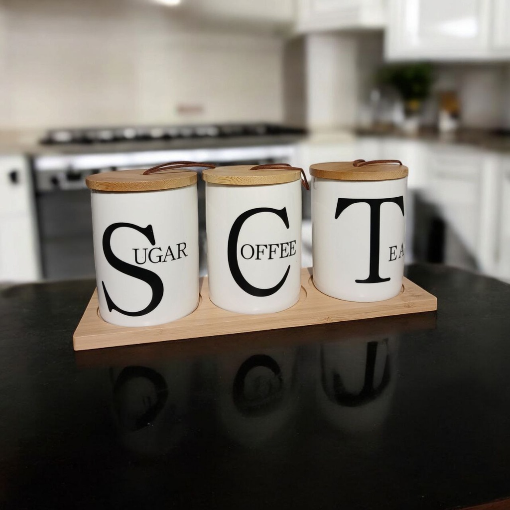 توابل بورسلين 3 بتريه خشب وسط [ عبوة 18]