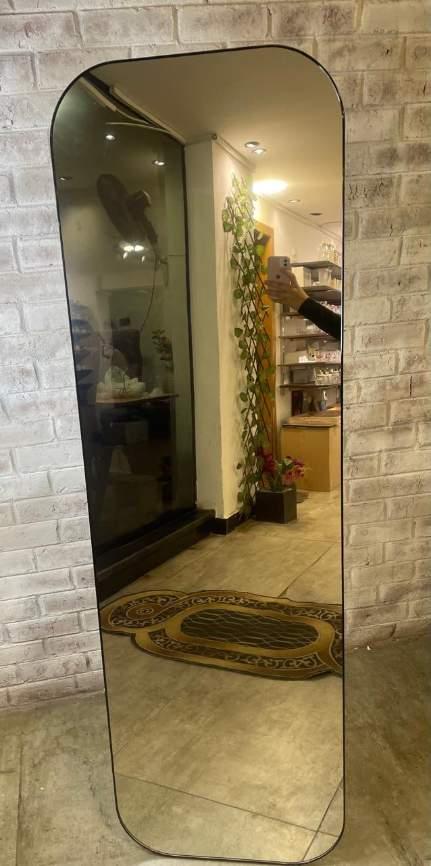 مرايا 50*160 سم اسود ضد الكسر مربع X-281 [عبوه 6]