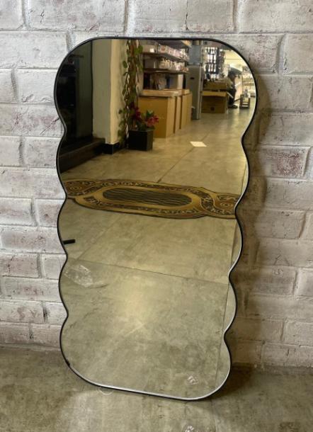 مرايا 40*80 سم اسود ضد الكسر موجه X-297 [عبوه 16]