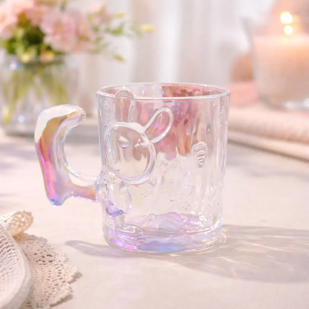 كوب زجاج ارنب بيرلي * 24