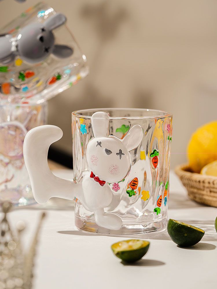 كوب زجاج رسومات * 24