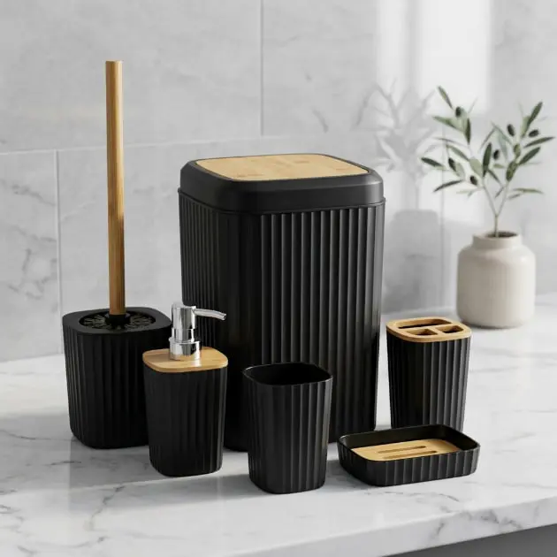 طقم حمام بلاستك [ عبوه 12]