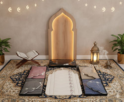 مصليه تطريز ورد و تاج