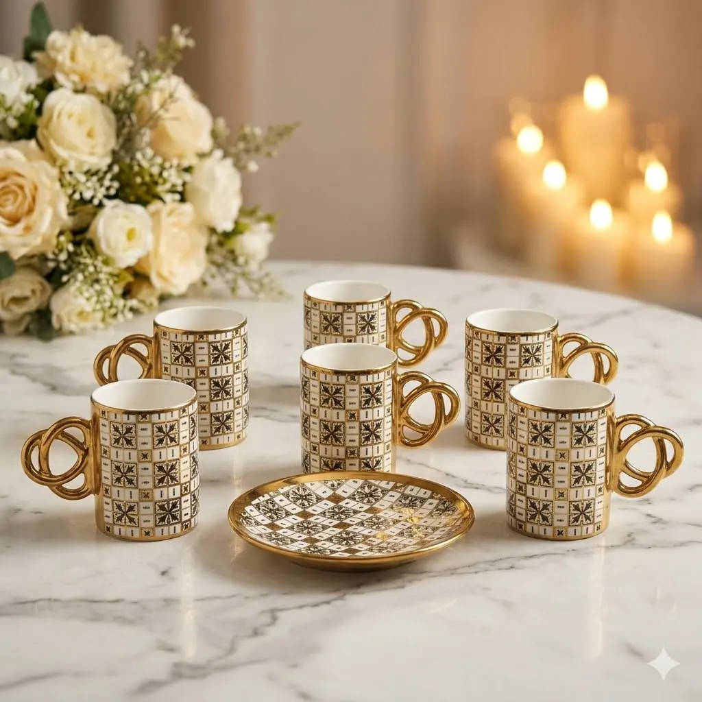 طقم قهوه بورسلين*24