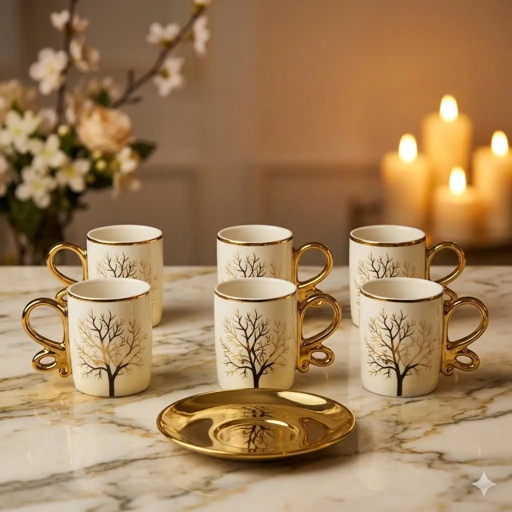 طقم قهوه بورسلين*24