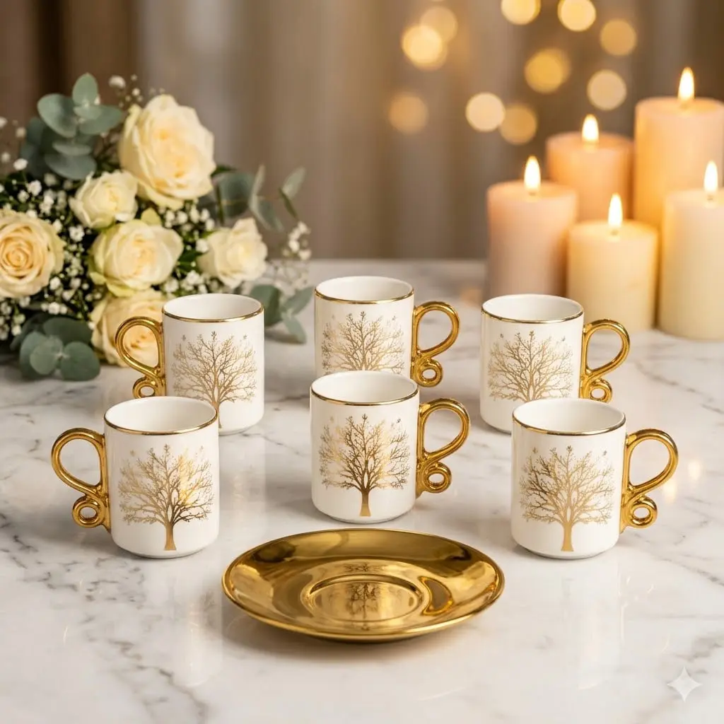 طقم قهوه بورسلين*24