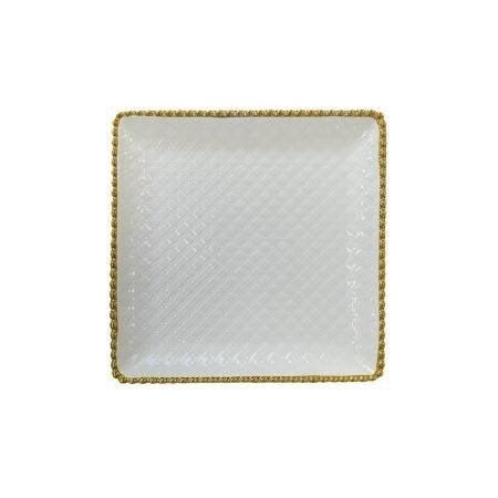 سرفيس بورسلين منقوش 9 بوصه (22.5 سم) [ عبوة 48 ]