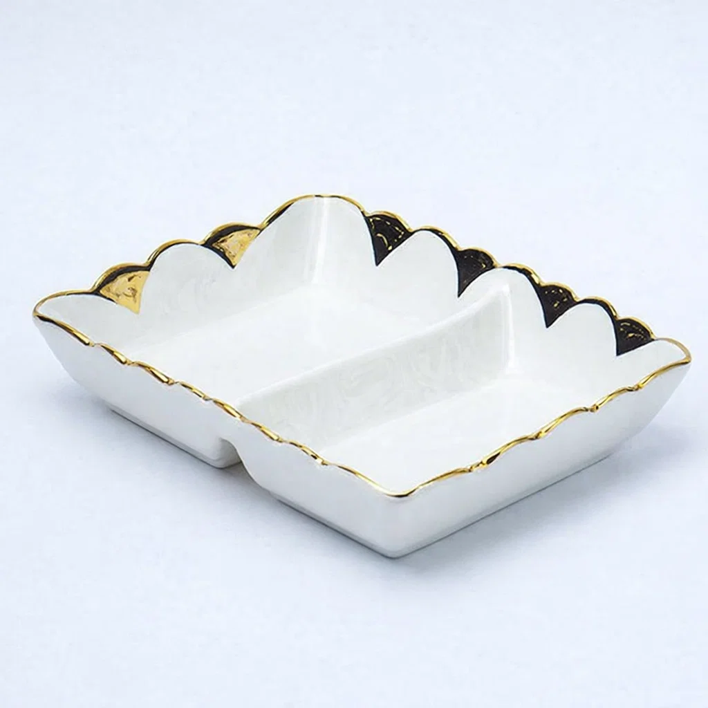 سرفيس بورسلين مقسم 12 بوصه (30 سم) [ عبوة 24 ]