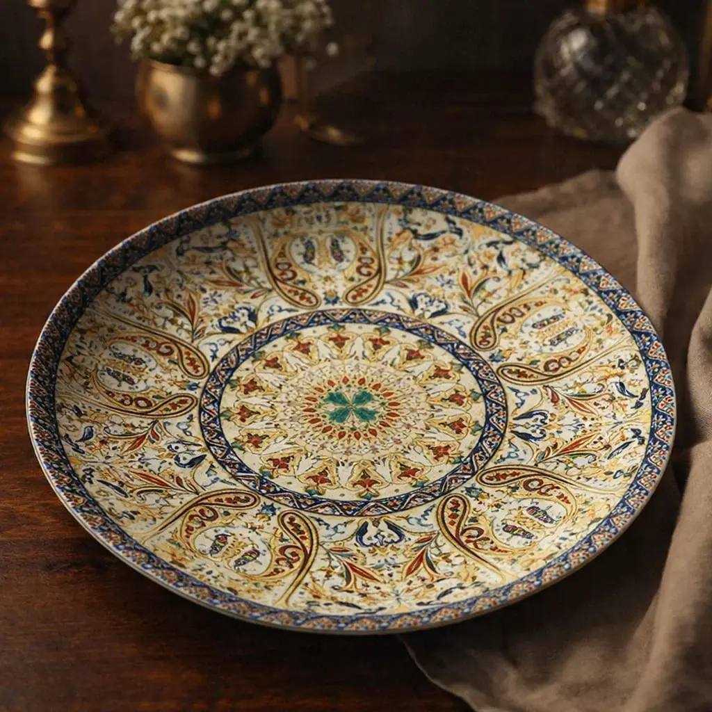 سرفيس بورسلين اندلسي لامع 35 سم [ عبوة 12 ]