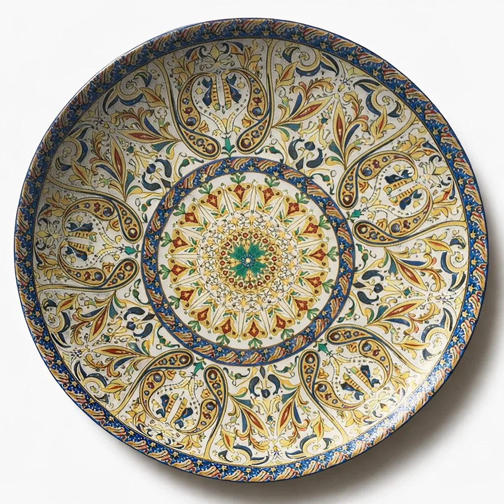 سرفيس بورسلين اندلسي لامع 35 سم [ عبوة 12 ]