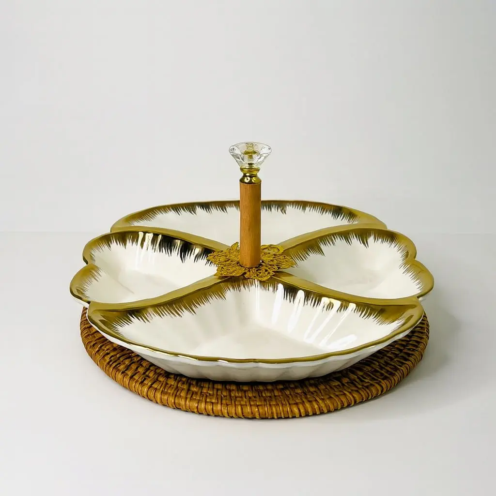 شيالة حلويات بورسلين (26 سم) [ عبوة 36 ]