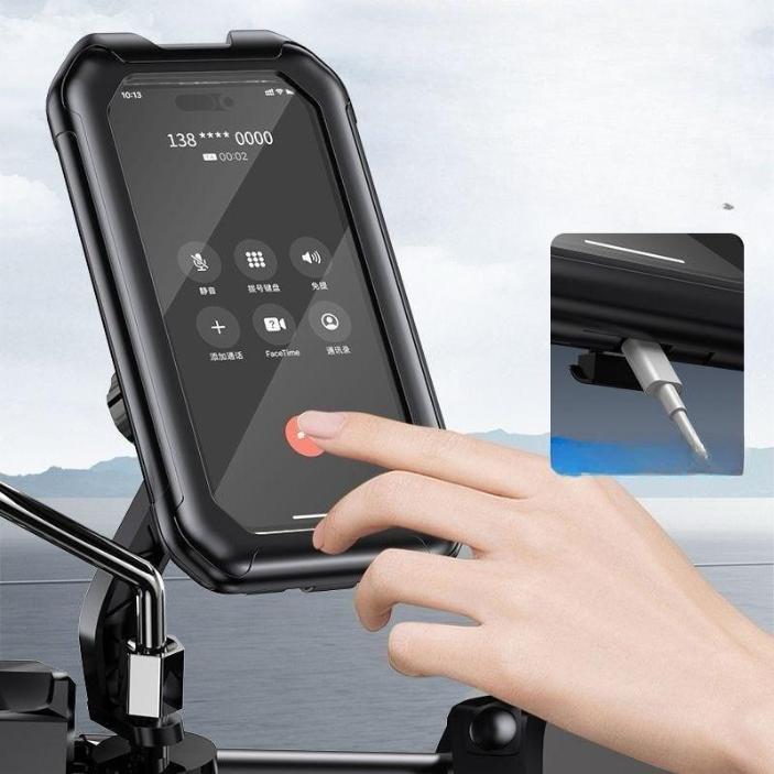 حامل موبيل للموتوسيكل وتر برووف [ عبوة 100 ]