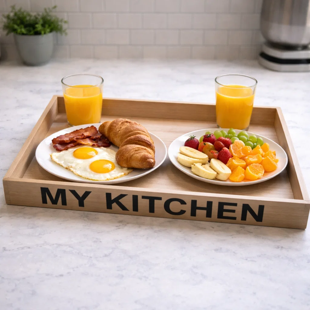 صينيه خشب كبيره