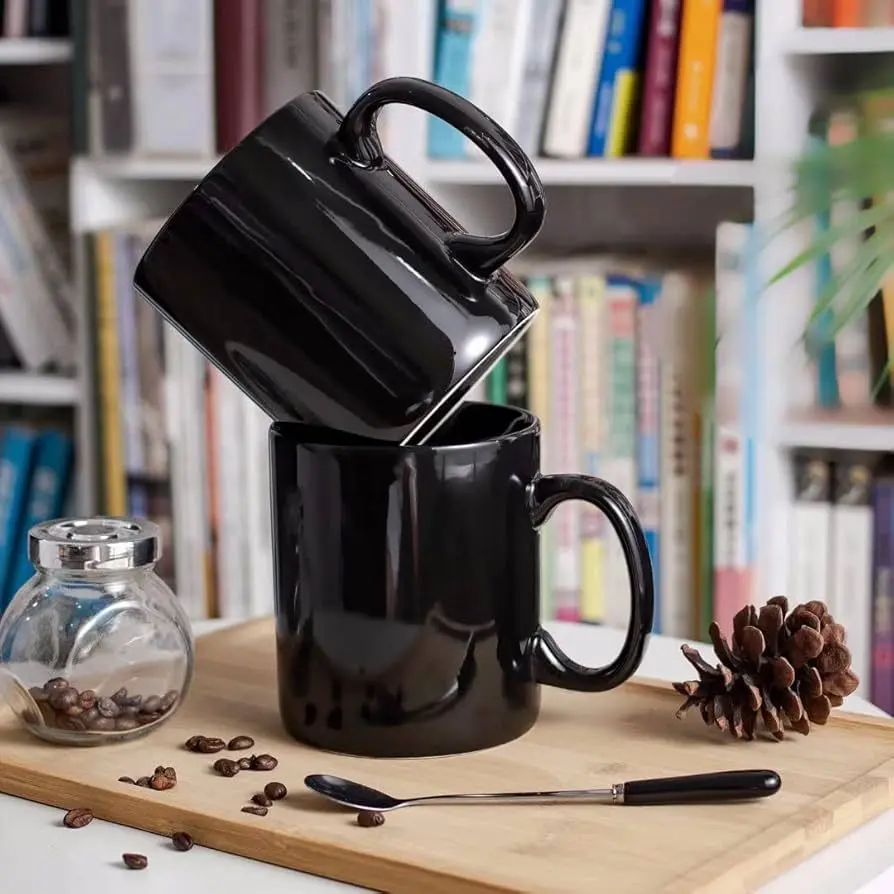 مج خذف اسود ساده ( عبوة 48)