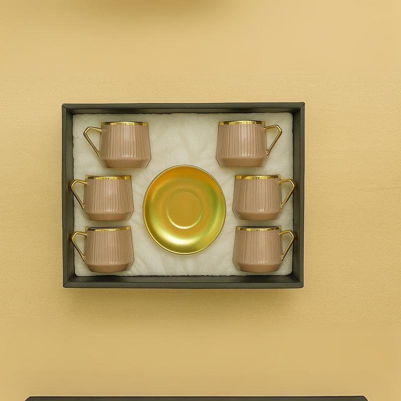 طقم قهوه 6 ق بورسلين ( عبوة 24)