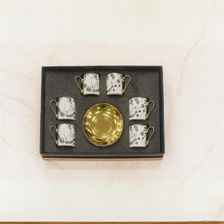 طقم قهوه 6 ق بورسلين ( عبوة 24)