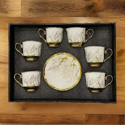 طقم قهوه 6 ق بورسلين ( عبوة 20)