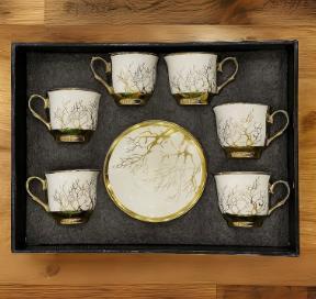 طقم قهوه 6 ق بورسلين ( عبوة 20)