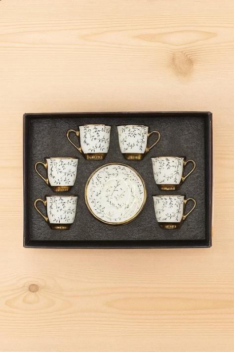 طقم قهوه 6 ق بورسلين ( عبوة 20)