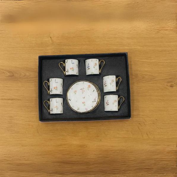 طقم قهوه 6 ق بورسلين ( عبوة 20)