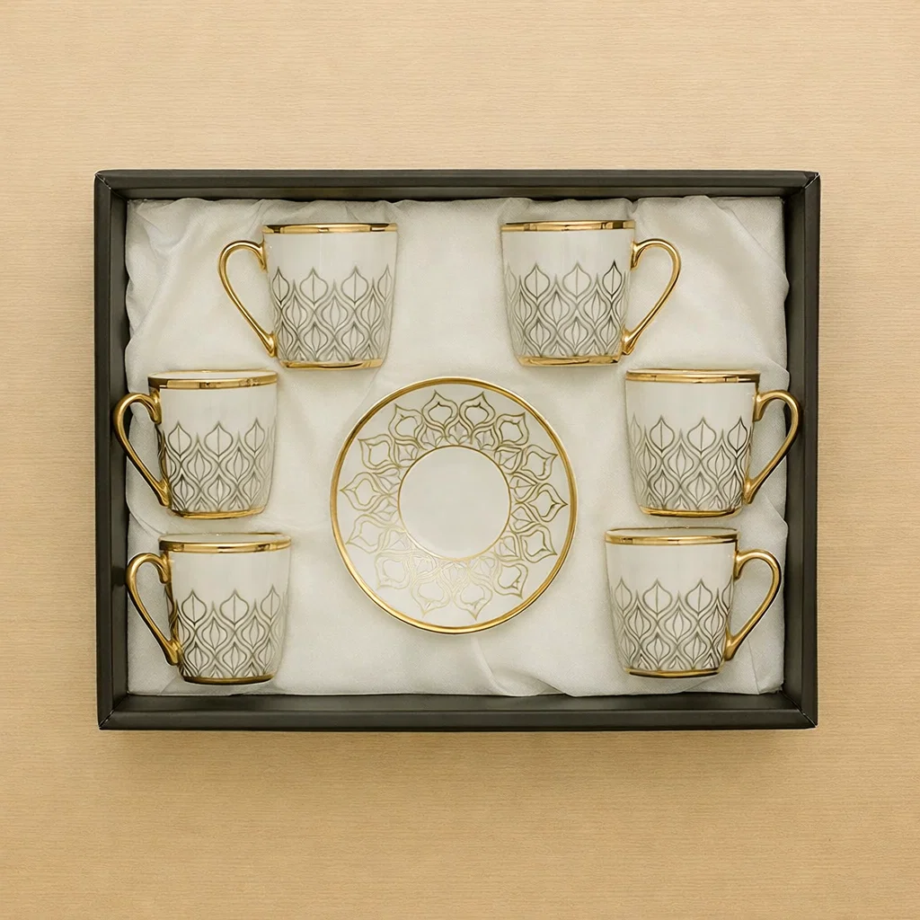 طقم قهوه 6 ق بورسلين ( عبوة 20)