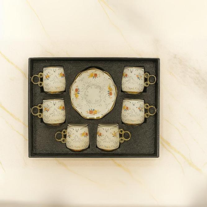 طقم قهوه 6 ق بورسلين ( عبوة 20)