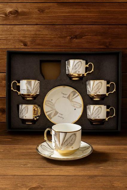 طقم قهوه 6 ق بورسلين ( عبوة 20)