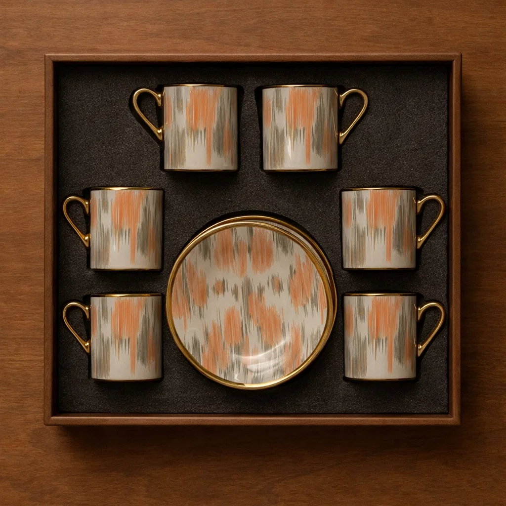 طقم قهوه 6 ق بورسلين ( عبوة 20)