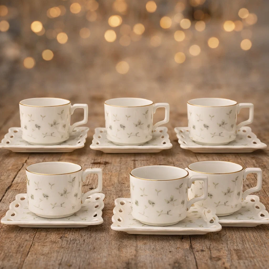 طقم قهوه 6 ق بورسلين ( عبوة 20)