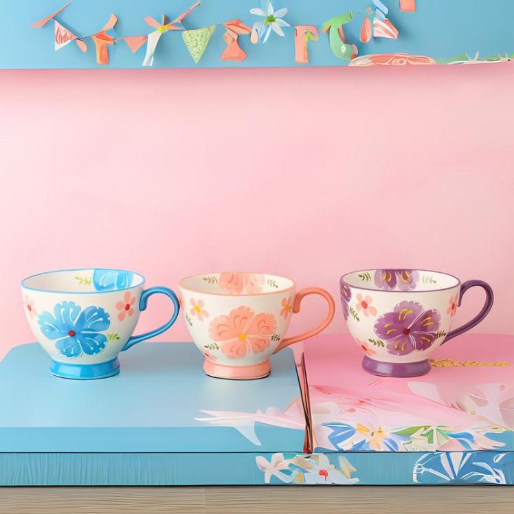 مج رسومات يدوي  (عبوة 60)