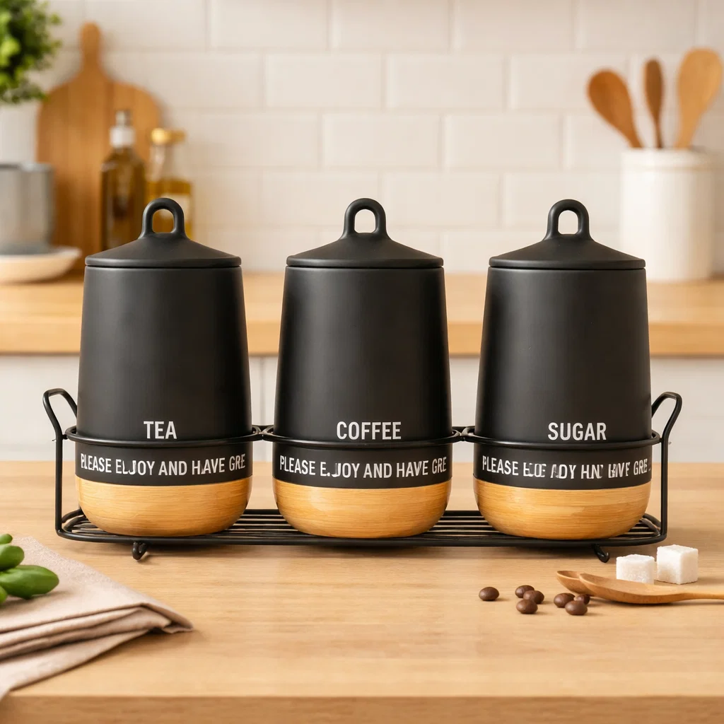 طقم توابل  بورسلين 3 ق كبير [عبوة 6 ]