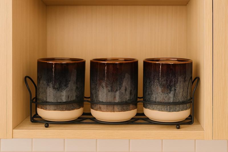 طقم توابل  بورسلين 3 ق كبير [عبوة 6 ]