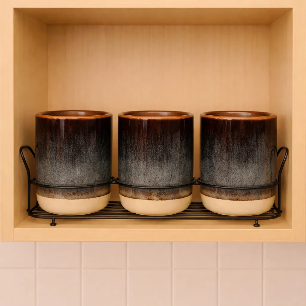 طقم توابل  بورسلين 3 ق كبير [عبوة 6 ]