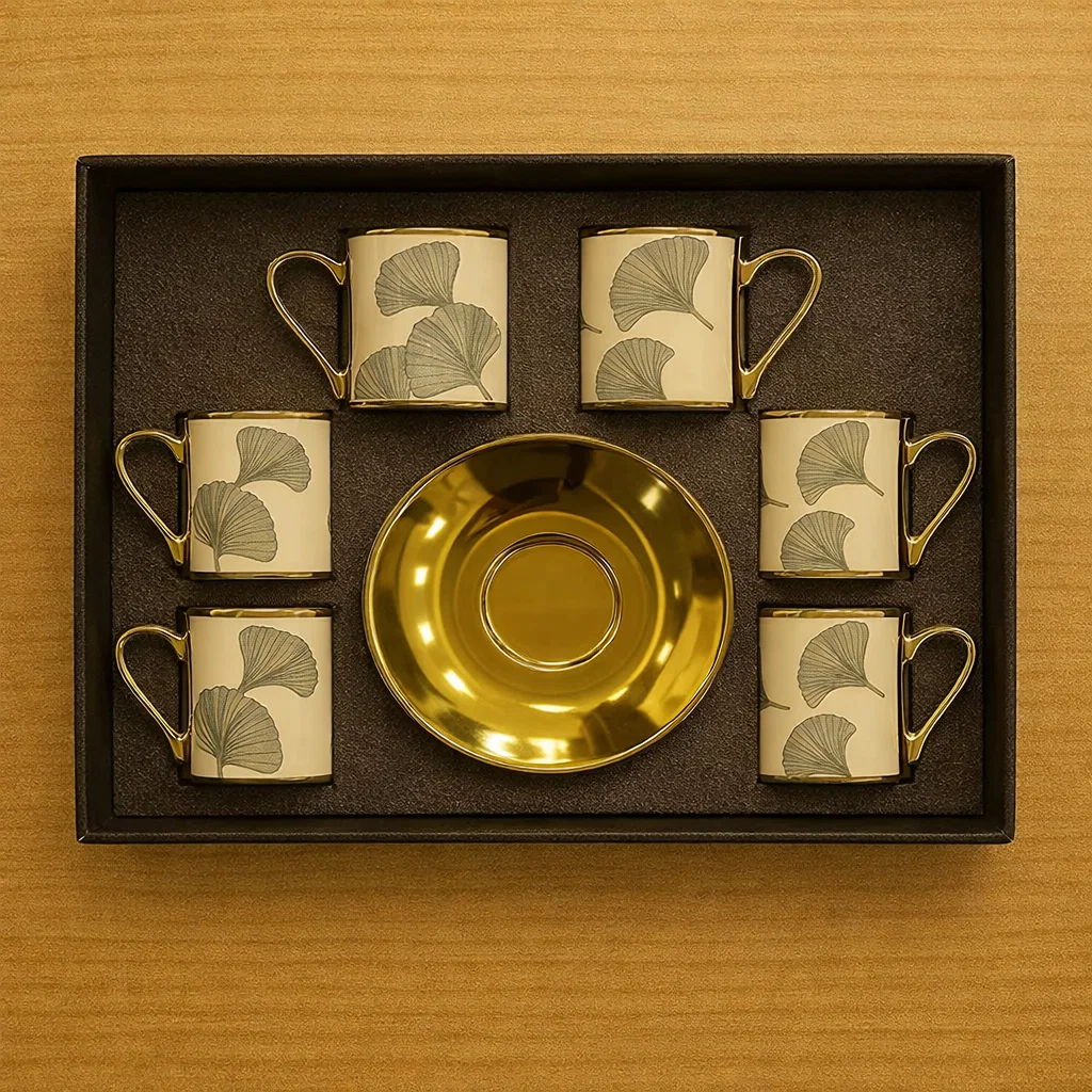 طقم قهوة خزف 6ق [عبوة 18 ]
