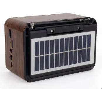 "راديو و سماعه بلتوث و usb  و كشاف كبير و طاقه شمسيه [عبوة 40]"