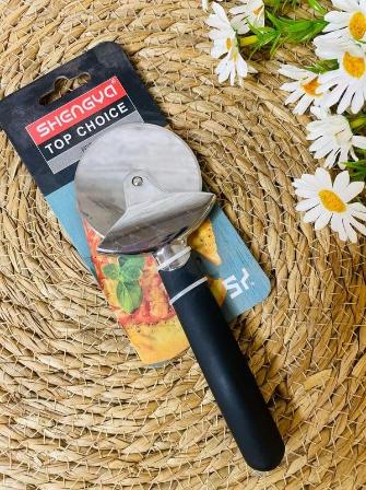 قطاعة بيتزا ستانلس يد اسود مط * 72