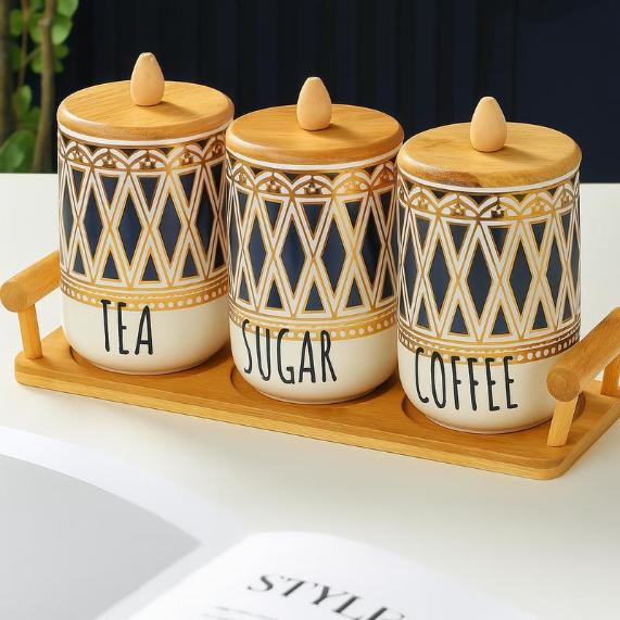 طقم شاي وقهوة وسكر خذف [ عبوة 12 ]