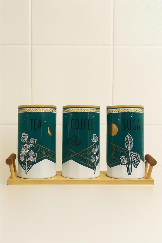 طقم شاي وسكر وقهوة [ عبوة 12 ]