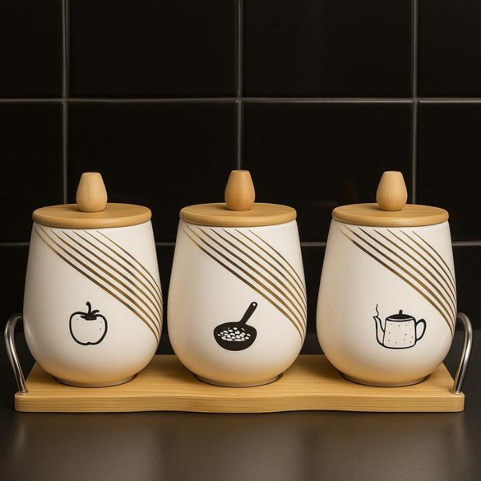 طقم شاي وقهوة وسكر خذف [ عبوة 18 ]