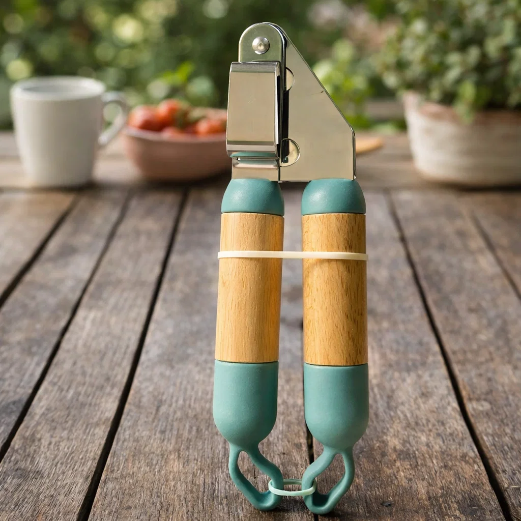 عصاره ثوم  يد خشب سيليكون * 120