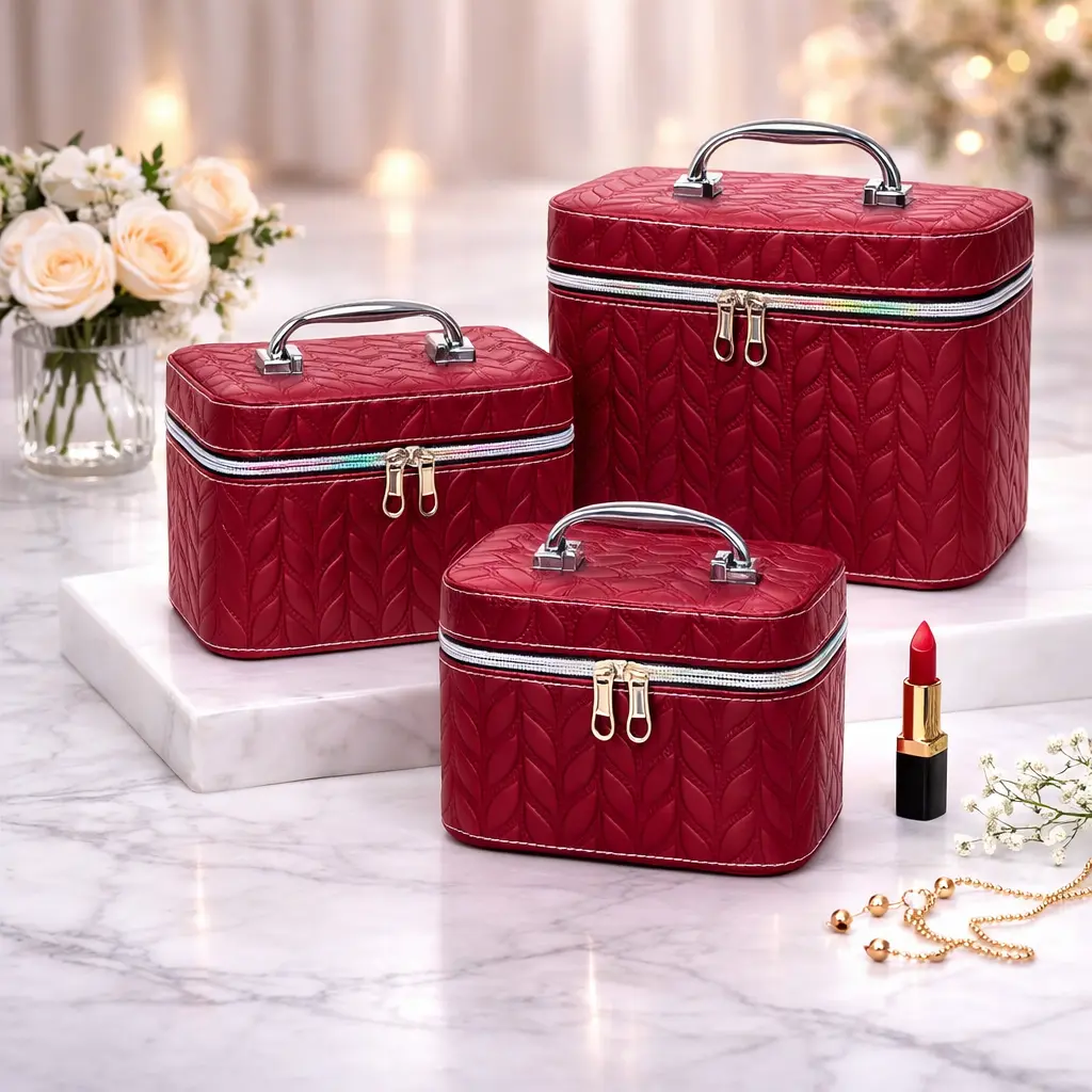 شنطه منظم ميكب و مجوهرات 3 ق [ عبوة 24]