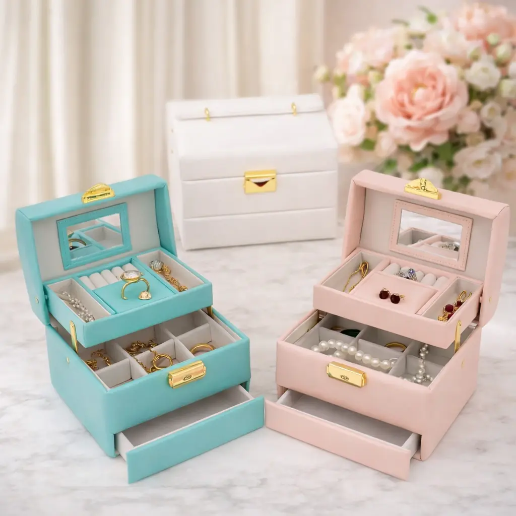 شنطه منظم ميكب و مجوهرات [ عبوة 24]